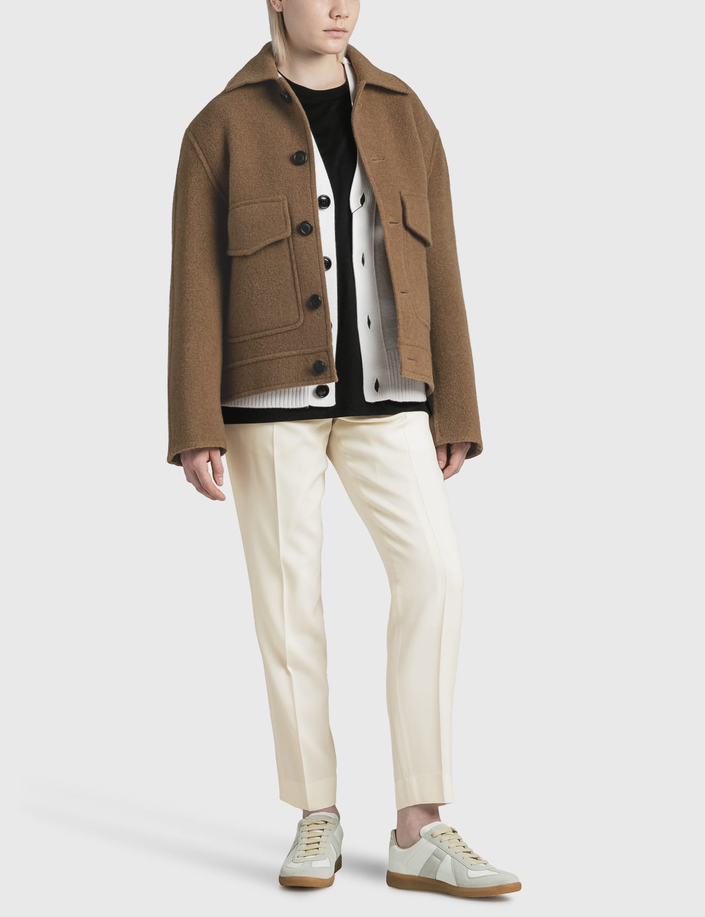 Ami - Short Double Face Coat | HBX - Globally Curated Fashion and
