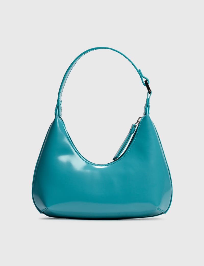 【送料&関税込】BY FAR Baby Salmon Semi Patent Leather Bag BY FAR - BABY AMBER AZUR SEMI PATENT LEATHER | HBX