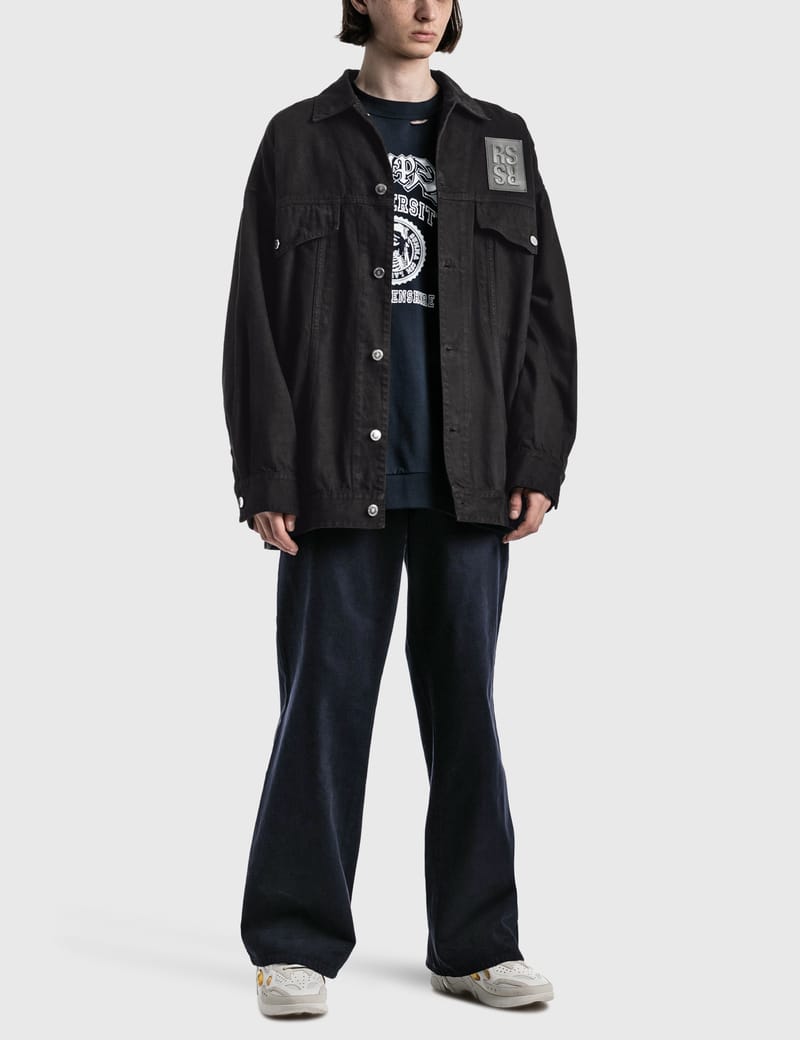 Raf Simons - Oversized Solemn-X Denim Jacket | HBX - Globally