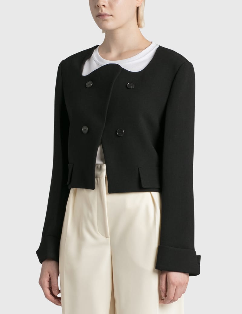 RECTO ジャケット Recto - シグネチャー ネック クロップ ジャケット | HBX