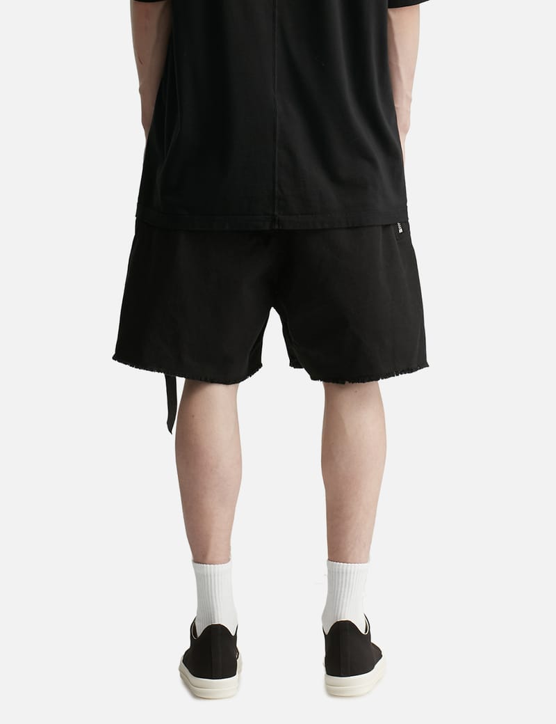 Rick Owens Drkshdw Long Boxers Butt Zip - Loose-fit Italian cotton
