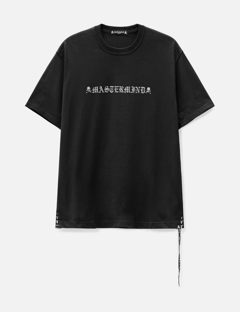 Mastermind Japan - Rubbed Logo Short Sleeve T-shirt | HBX