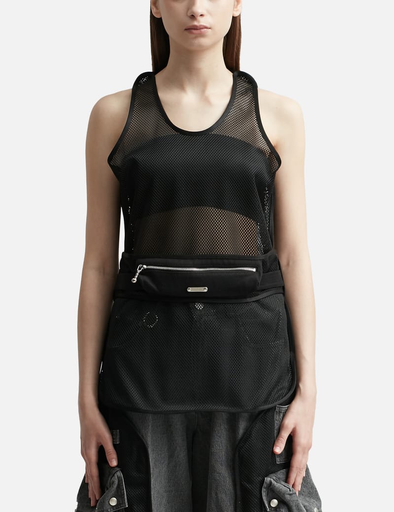 Mesh best sale waist bag