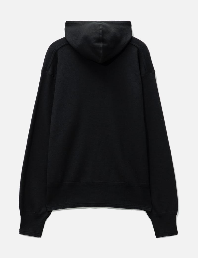 Burberry - Wool Half-Zip Hoodie | HBX
