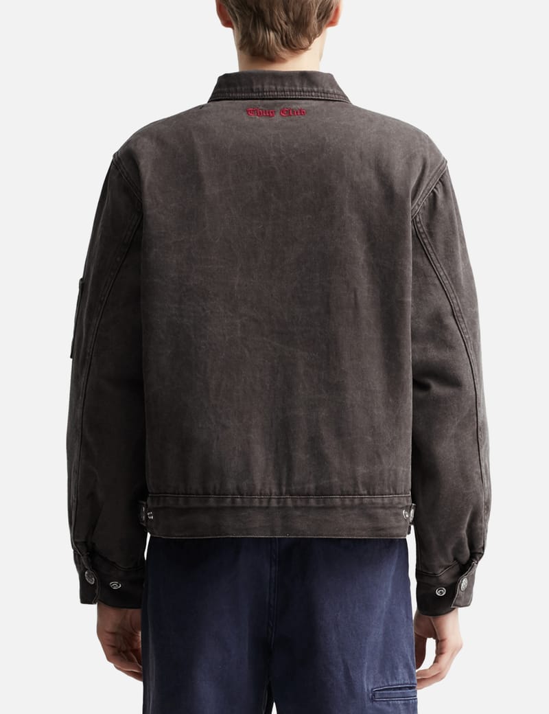 [Thug Club]★Thug Club X Dickies TC Eisenhower Jacket★人気 Black Dickies Edition X Stitch Eisenhower Jacket by Thug