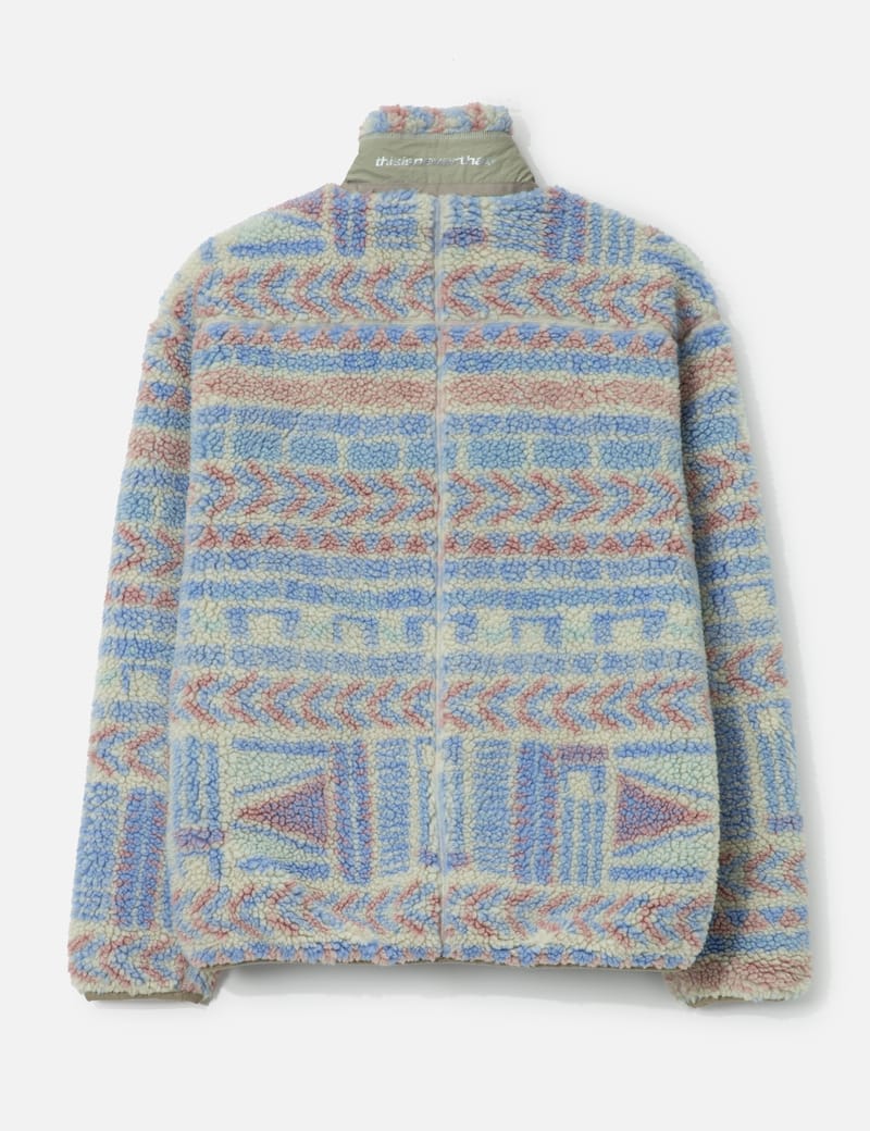 thisisneverthat® SP Sherpa Fleece Jacket - Stone sherpa with