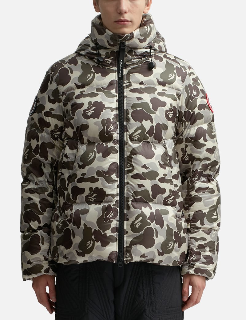 Mens camo clearance down jacket