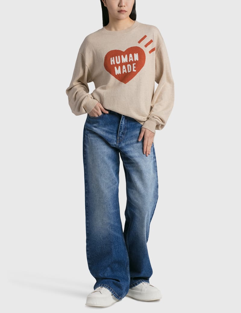 Human Made - Heart Knit Sweater | HBX - Globally Curated Fashion