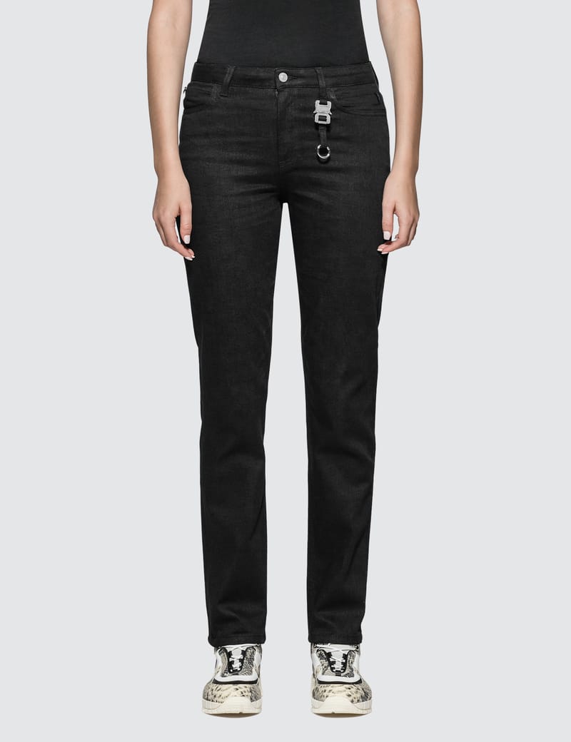 1017 ALYX 9SM - Slim Fit Jeans With Nylon Buckle | HBX