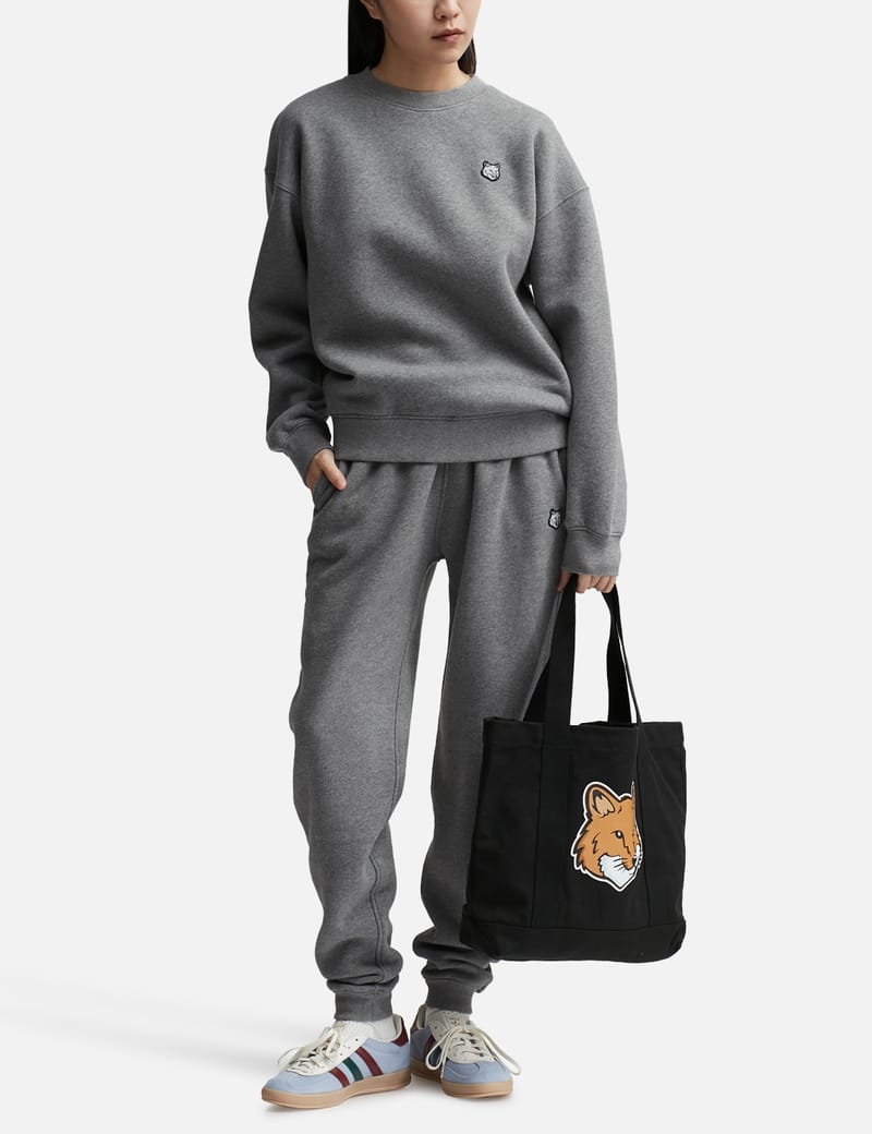 Maison Kitsuné - Bold Fox Head Patch Regular Jog Pants | HBX