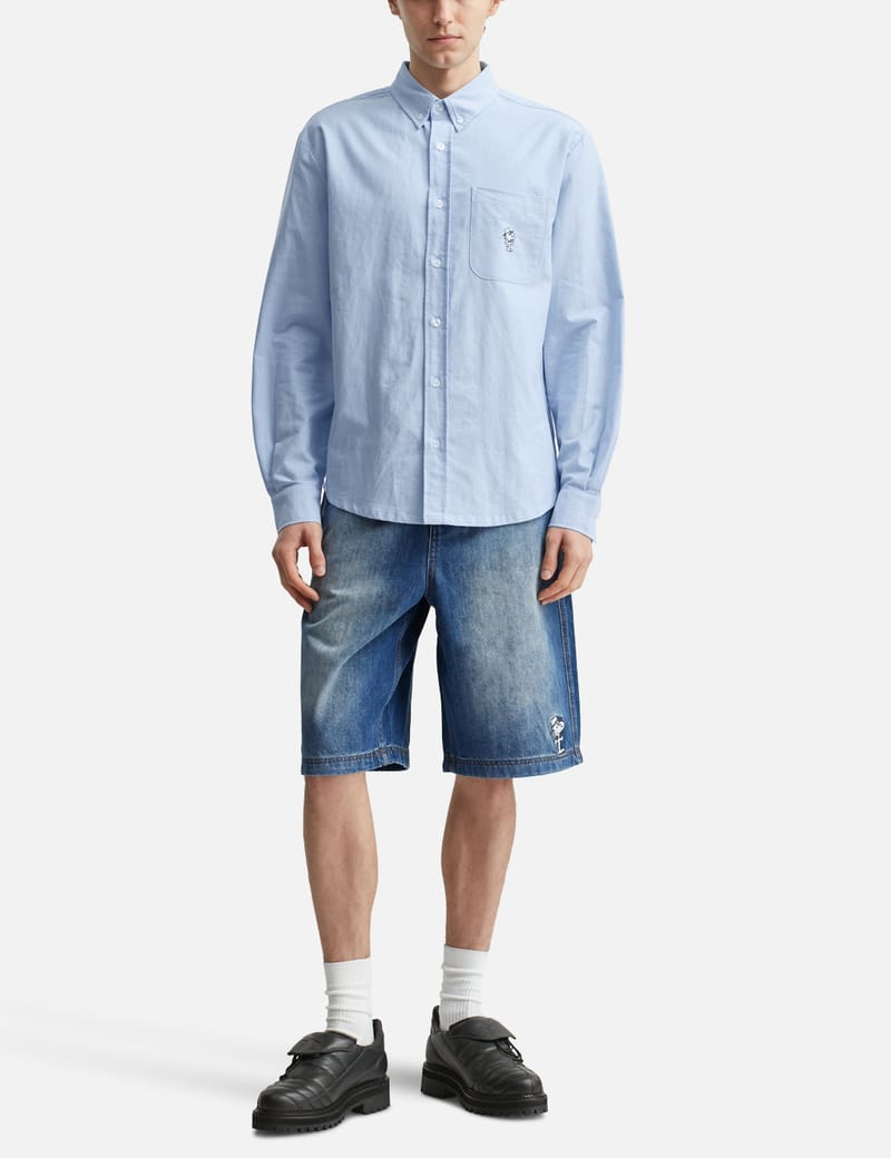Butter Goods - Butter Goods X Peanuts Spike Oxford Shirt | HBX