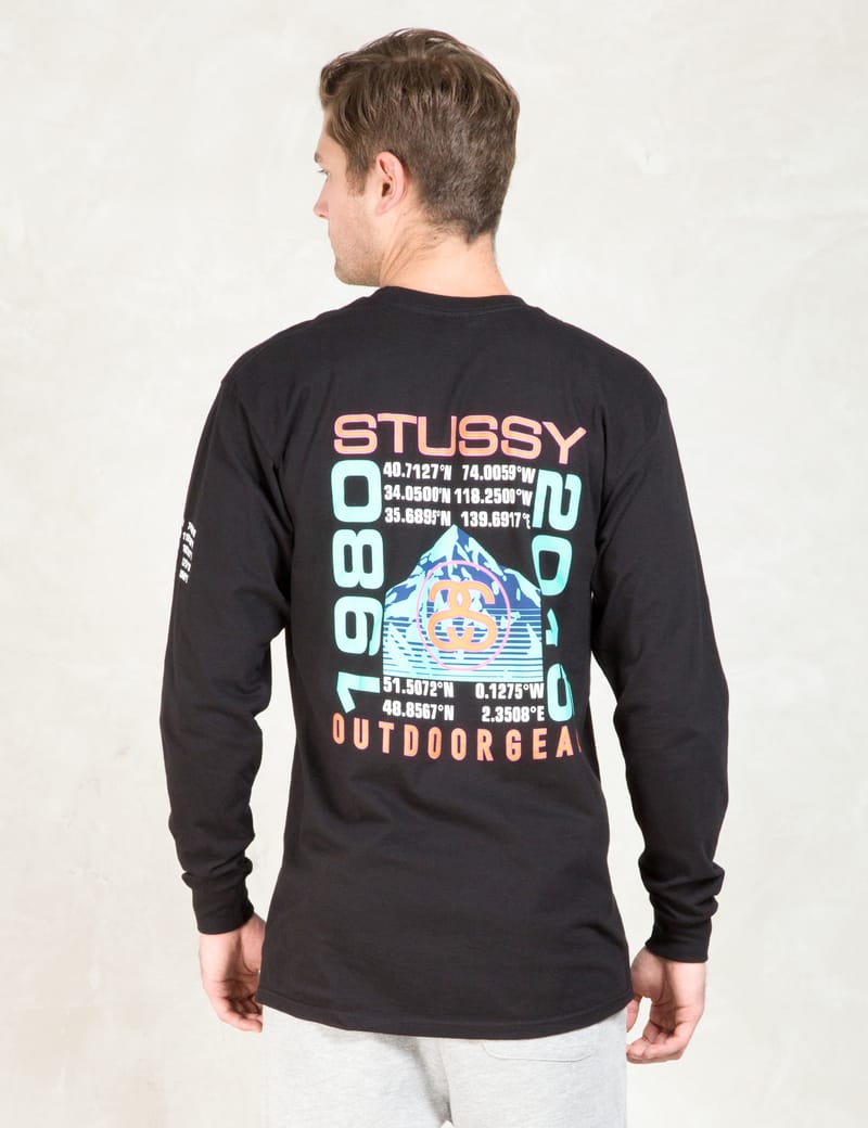 Stüssy - Black Ls Outdoor Gear T-Shirt | HBX - Globally Stüssy - Black Ls Outdoor Gear T-Shirt | HBX - Globally