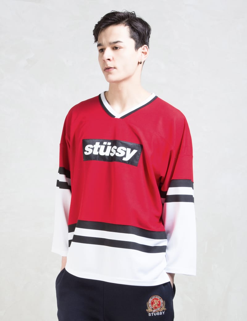 Stüssy - Block 3/4 Hockey Jersey | HBX