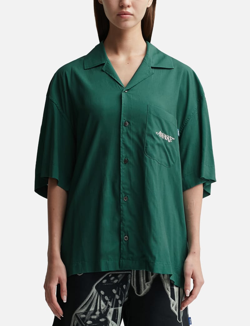 Awake NY - Dice Printed Rayon Camp Shirt | HBX - Globally Curated