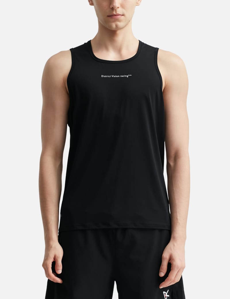 【新品】 District Vision ティーシャツ DISTRICT VISION - Logo-Print Stretch-Jersey Running T-Shirt