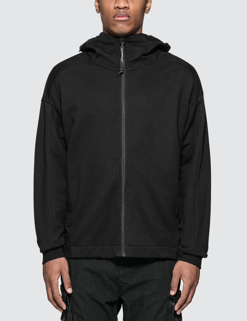 Cp company goggle full zip online hoodie