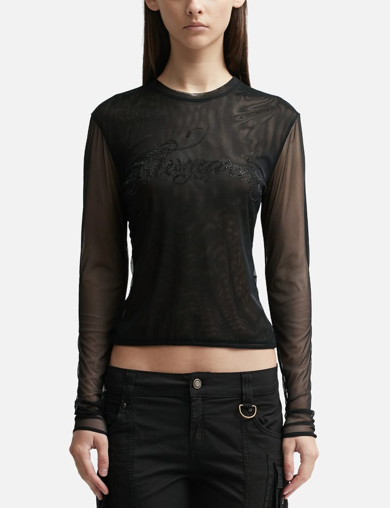 Blumarine Tulle T shirt HBX Globally Curated Fashion and