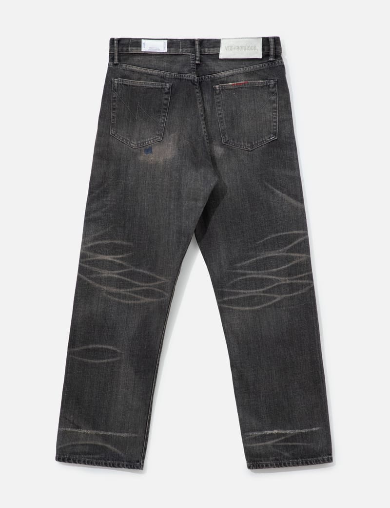 NEIGHBORHOOD Savage Denim DP Basic Pants - tapered black selvedge