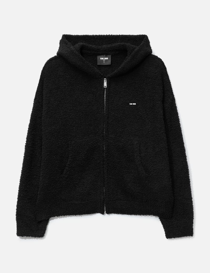 TEAM WANG design THE ORIGINAL 1 Cozy Knit Zip Hoodie - Plush half