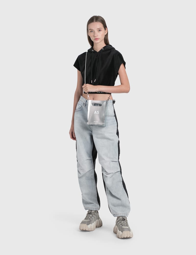 Nana-nana - Silver Sheet PVC A5 Bag | HBX