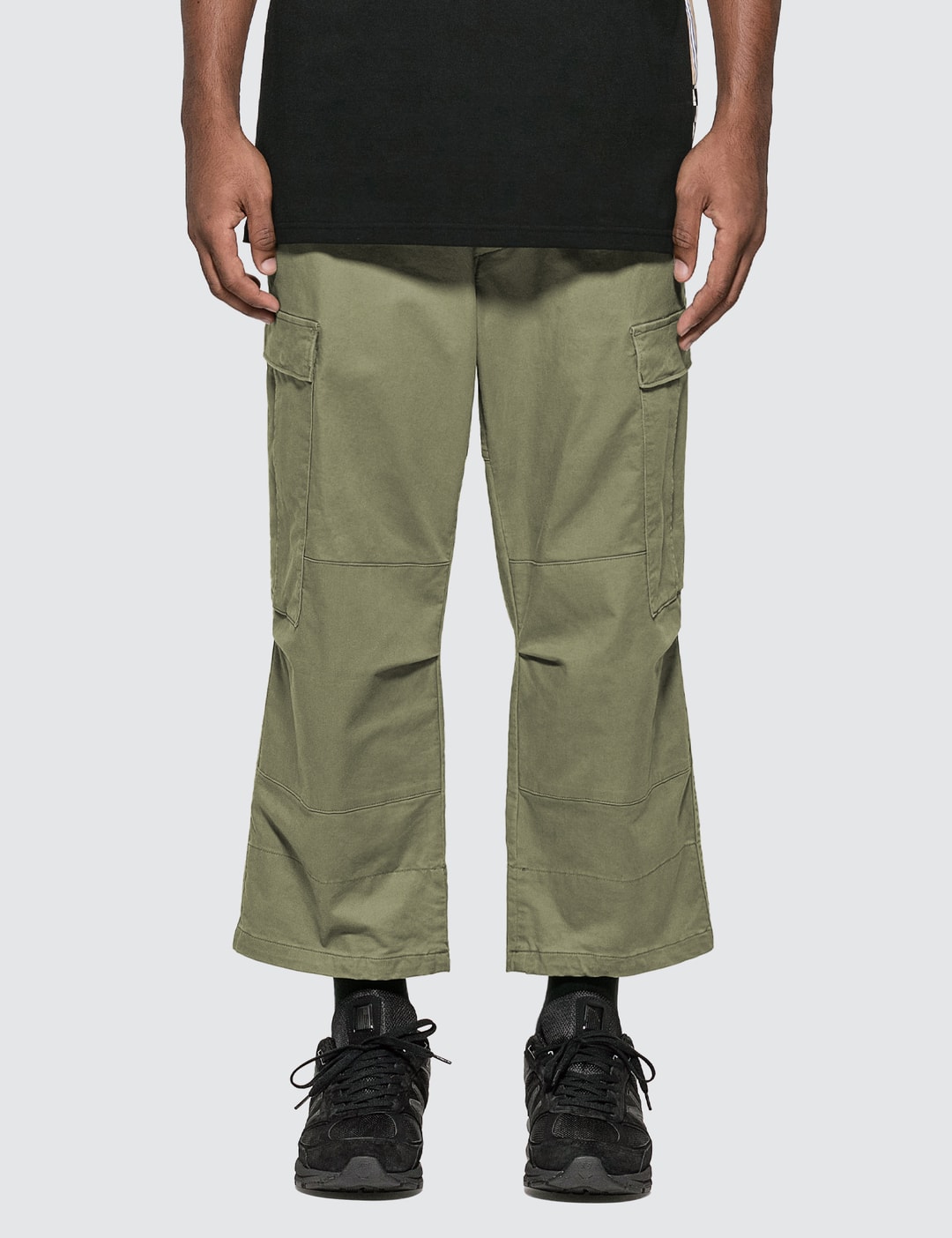 SOPHNET. - Cropped Wide Cargo Pants | HBX - Globally Curated Fashion ...