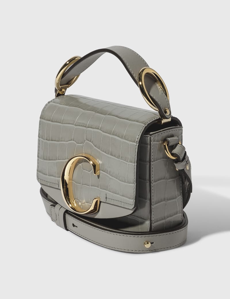 Chloe mini c online bag grey