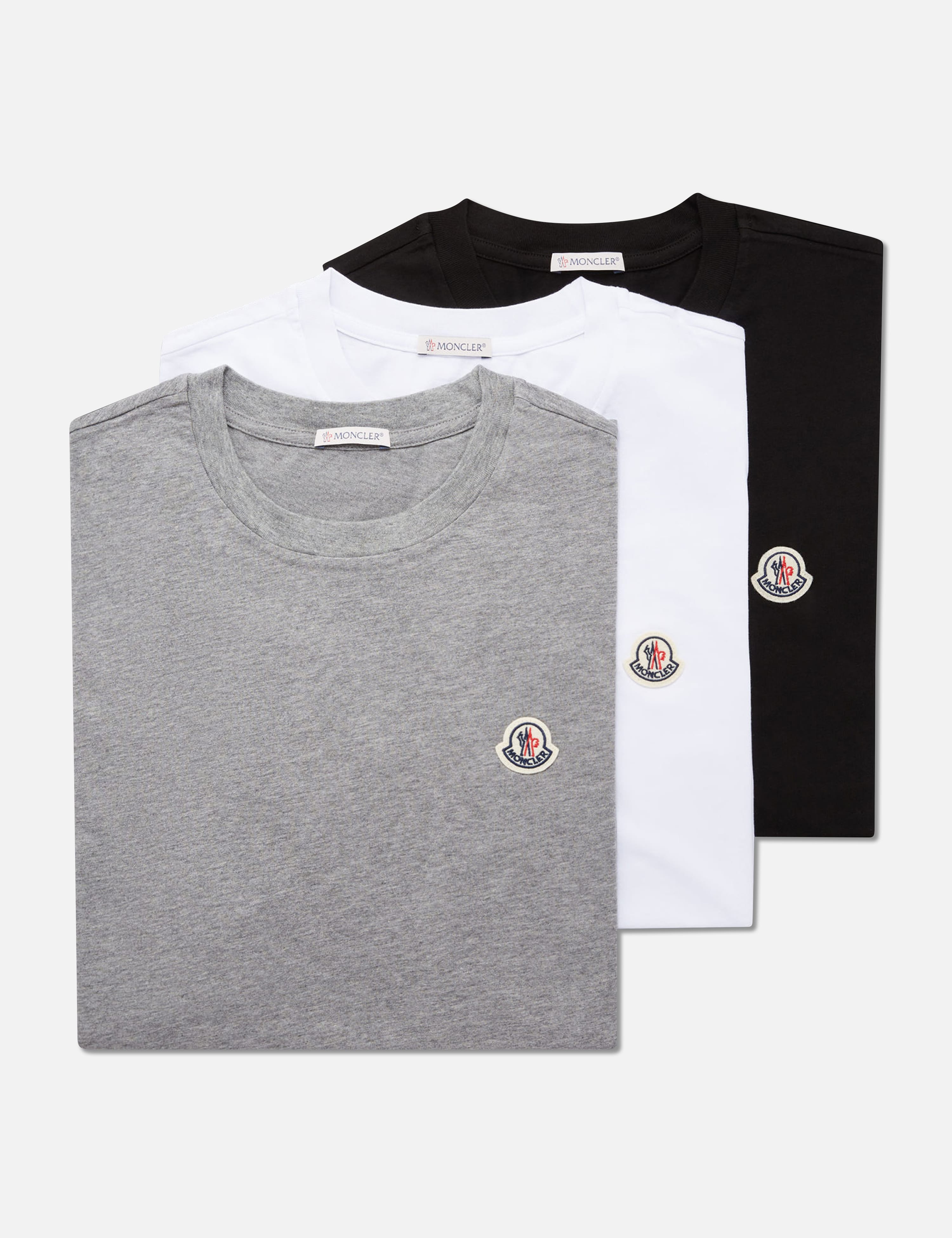 Moncler - Moncler Logo T-Shirts (Pack of 3) | HBX - Globally
