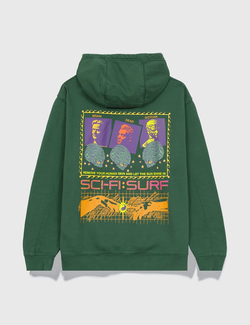 Brain Dead - Brain Dead x Gotcha Sci-fi Surf Hooded Sweatshirt