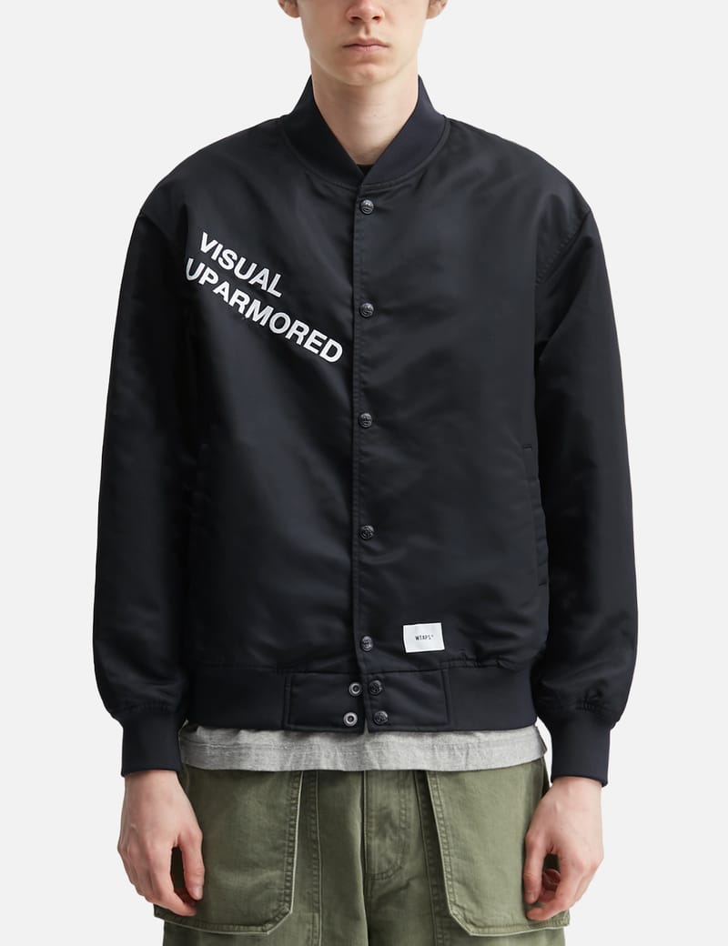 H*T様 WTAPS 26SS Team Jacket Nylon Twill WTAPS Team / Jacket / Nylon Twill - Water-repellent nylon varsity