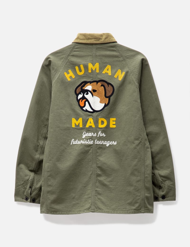 Human Made - Herringbone Coverall Jacket | HBX - Globally Curated