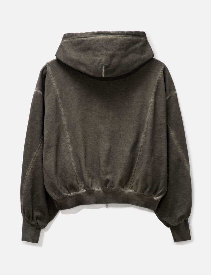 【GRAILZ】24SS ERBE OVERSIZED ZIP HOODIE [BROWN] GRAILZ】24SS ERBE OVERSIZED ZIP HOODIE [BROWN] (GRAILZ