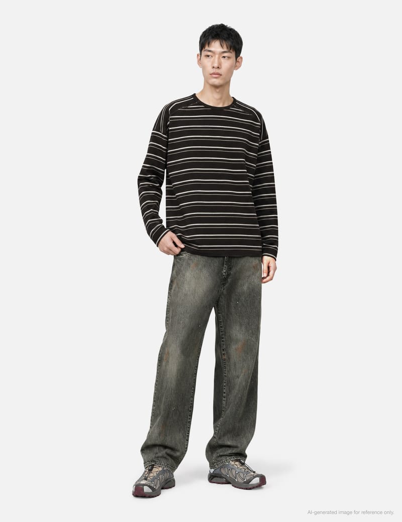 ANCELLM C/CA Henley LS T-Shirt - Soft cotton-cashmere waffle knit