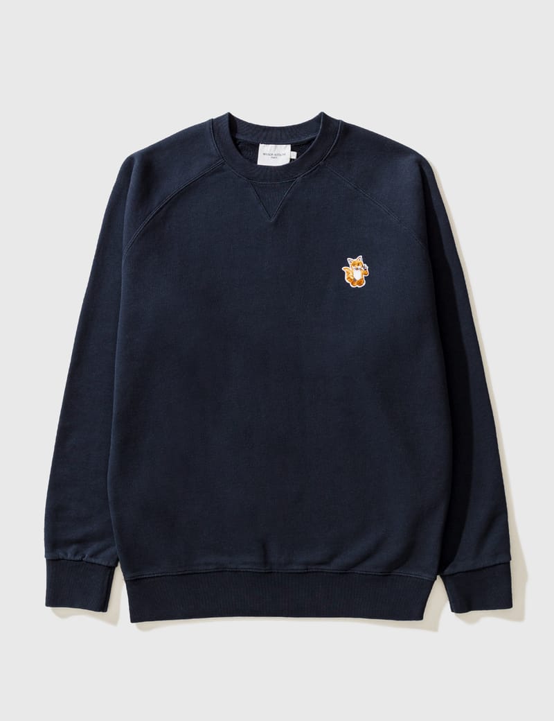 MAISON KITSUNE / メゾンキツネ | オールライトFOX パッチクラシックスウェット | S | グレー | レディース メゾンキツネ MAISON KITSUNE スウェット LW00303KM0307 TONAL FOX