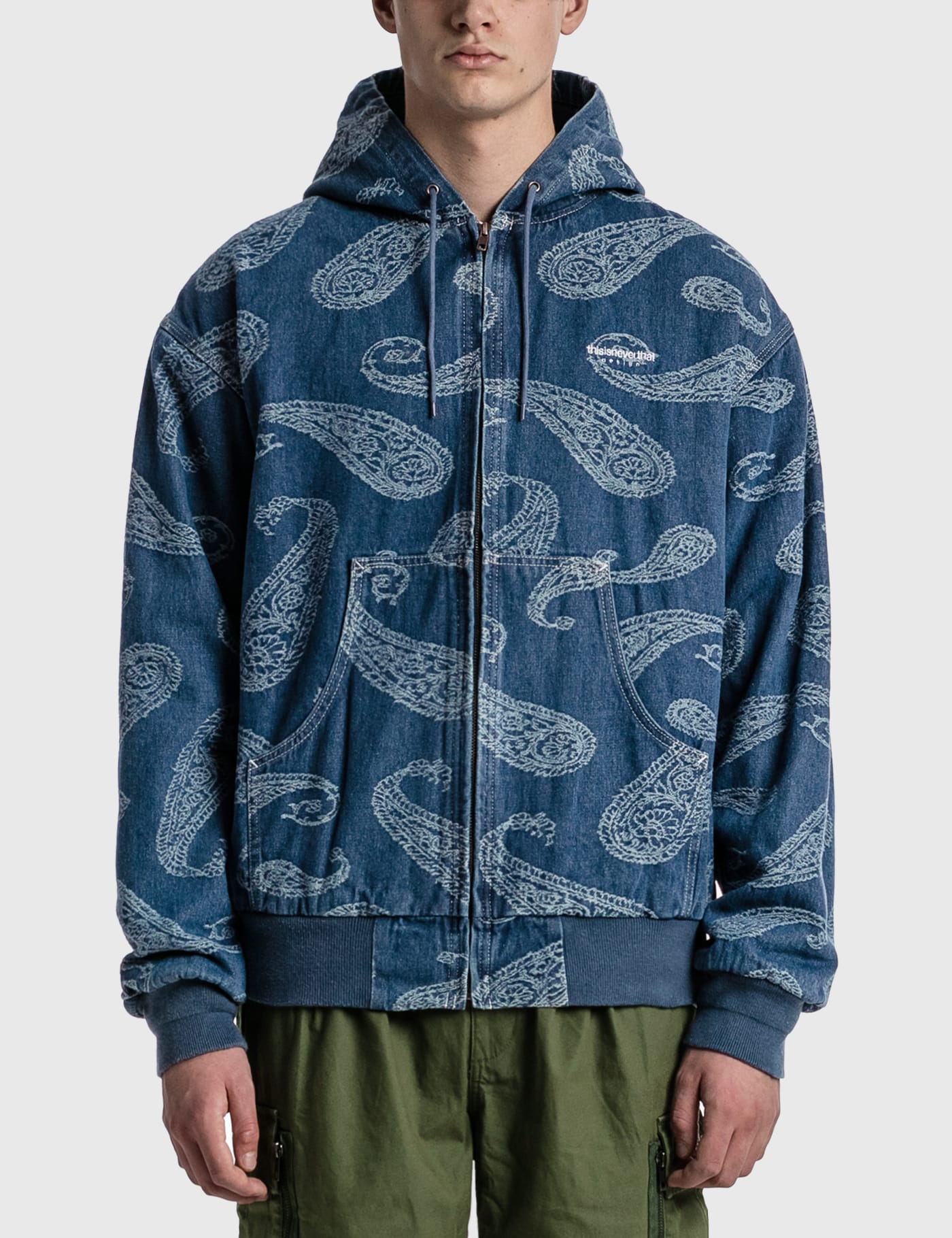 Thisisneverthat - Paisley Denim Jacket | HBX - Globally Curated Fashion and  Lifestyle by Hypebeast
