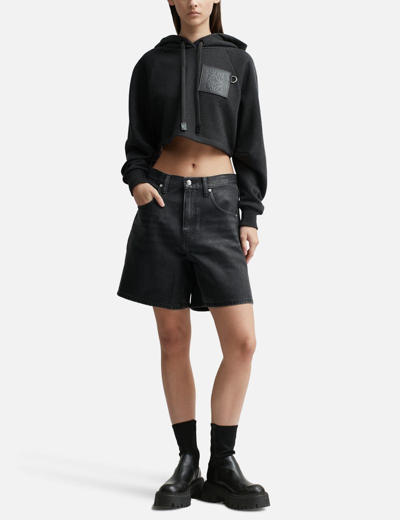 ロエベ クロップドフーディースウェット xs LOEWE ロエベ クロップド
