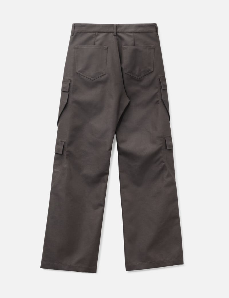 リックオウエンス  26SS  RU01F2340-CDU GETH CARGO ゲスカーゴロングパンツ メンズ 29 Rick Owens Geth Cargo Pants - イタリア製、ルーズフィットのスナップ