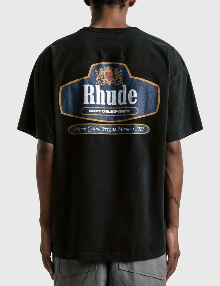 Rhude Off Raceway Rhude - Racing Crest T-Shirt | HBX