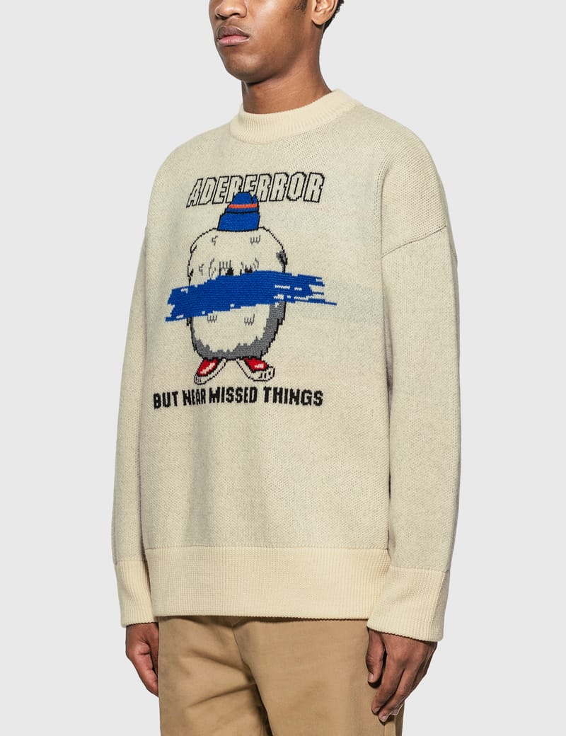 Ader Error - Oversized Fit Peper Knit | HBX - Globally Curated Fashion and  Lifestyle by Hypebeast