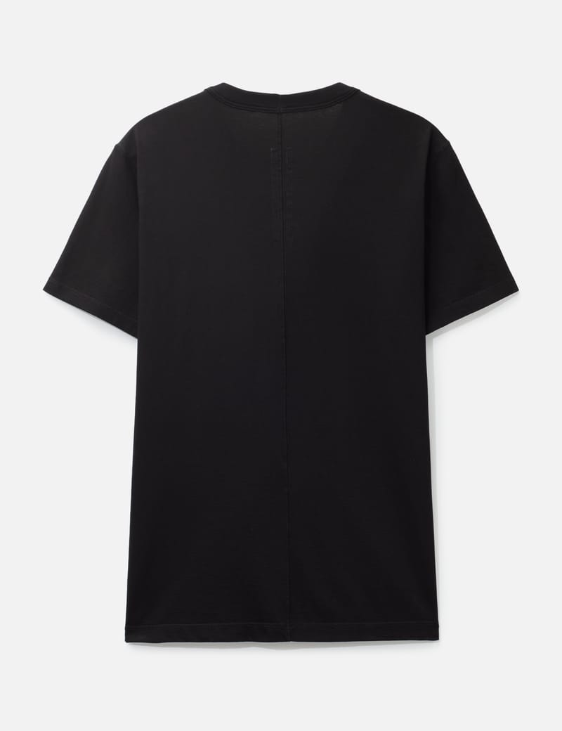 Rick Owens Short Level T-Shirt - 綿ジャージー製の半袖Tシャツ。リブ