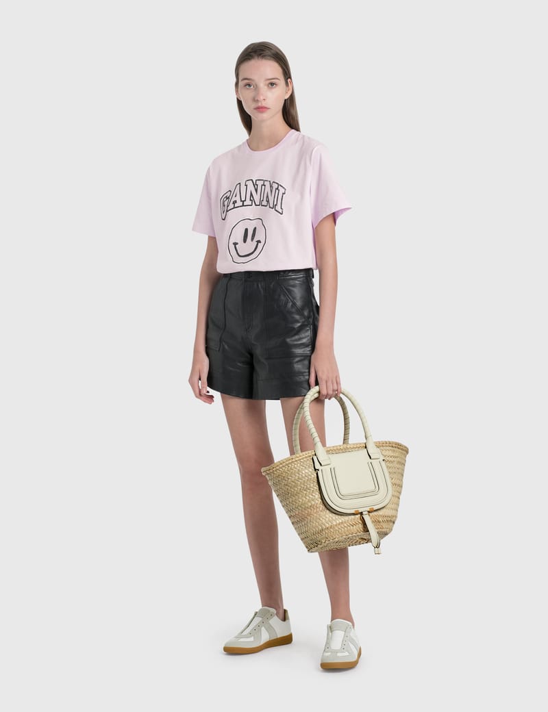 【新品】CHLOE Marci ミディアムバスケット Chloé Marcie Raffia Basket Bag Medium by Chloe - Pickle