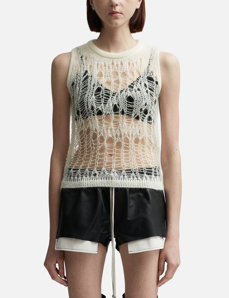 Rick Owens - LEATHER TANK | HBX - Globally Curated Fashion