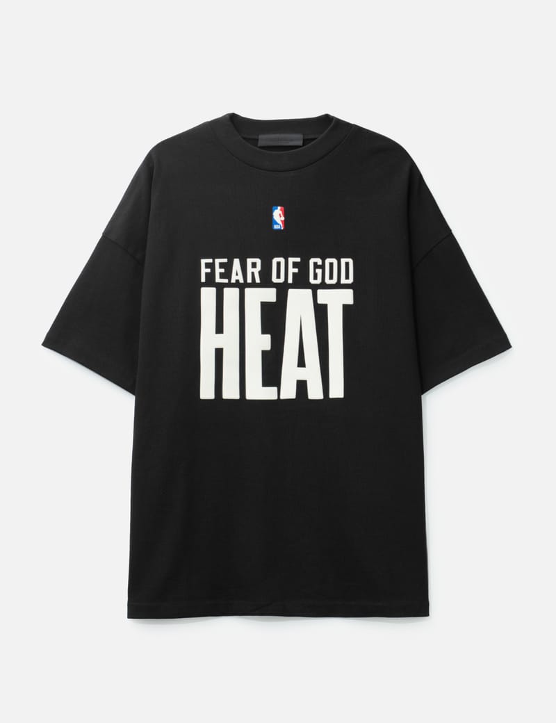 Fear of God Essentials Heat 90s T-Shirt - Oversized NBA Miami Heat