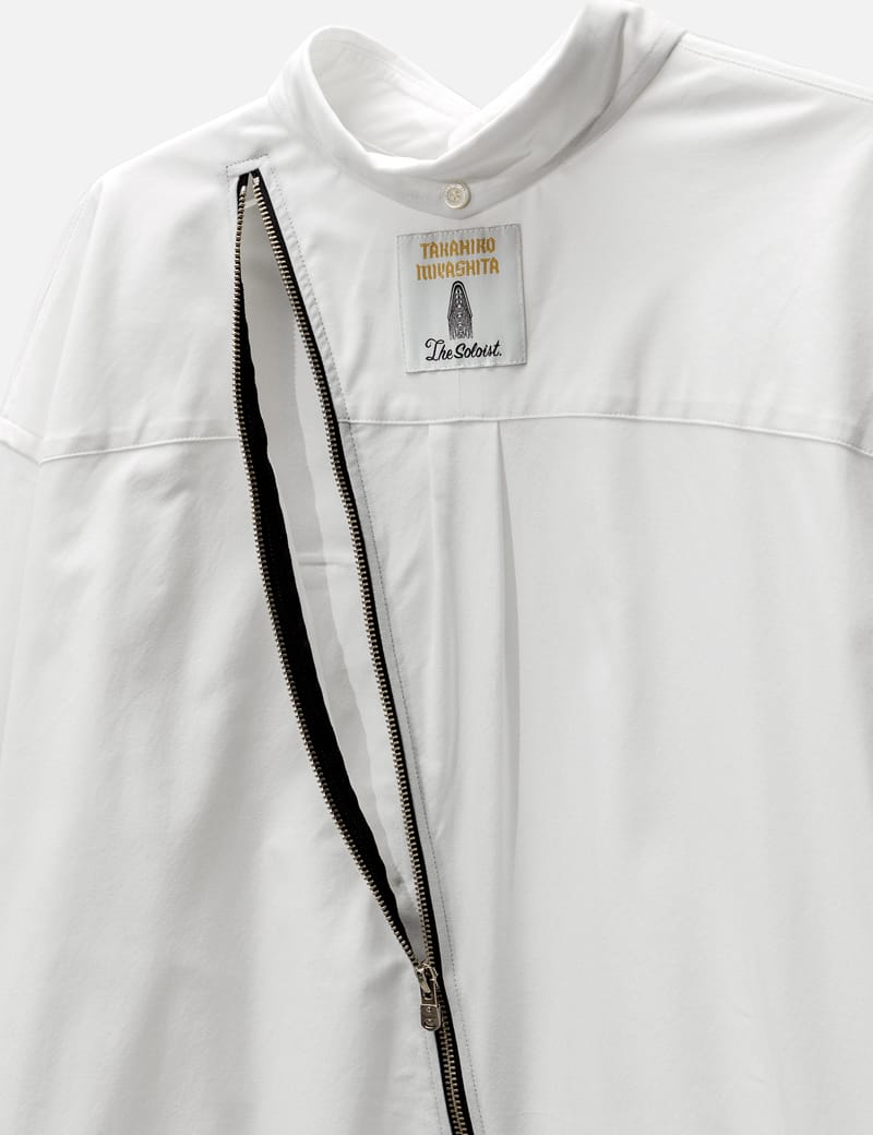 Takahiromiyashita Thesoloist - New Two-way Zip Reverse Button Down