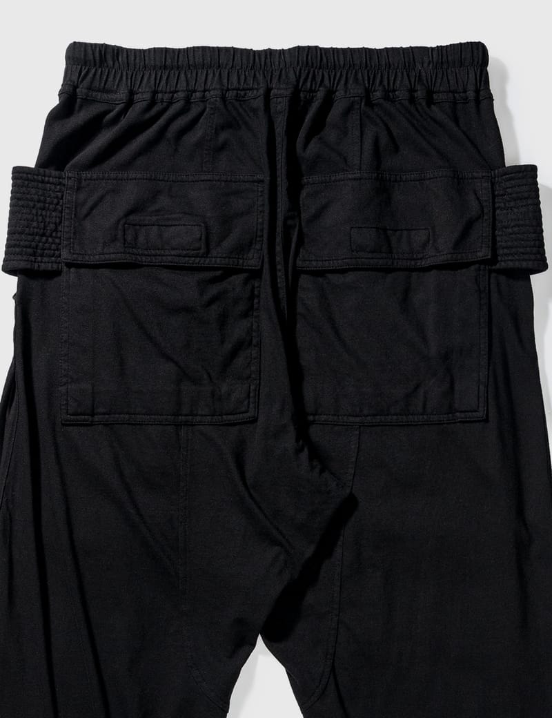 Rick Owens Drkshdw - Creatch Cropped Drawstring Cargo Pants