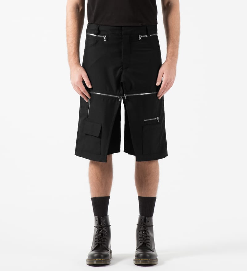 パンツ archive HOOD BY AIR double zip shorts Hood By Air. - Black SS14 Shorts | HBX