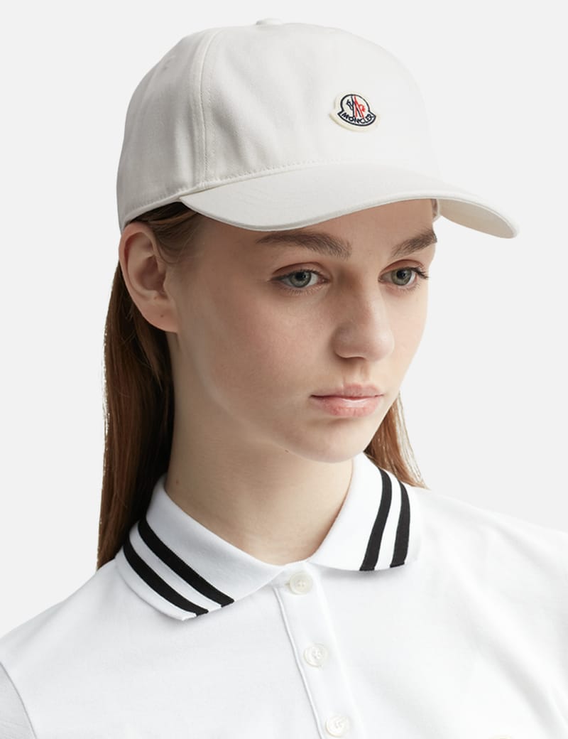 MONCLER ホワイト ロゴキャップ 送料無料 71 MONCLER モンクレール