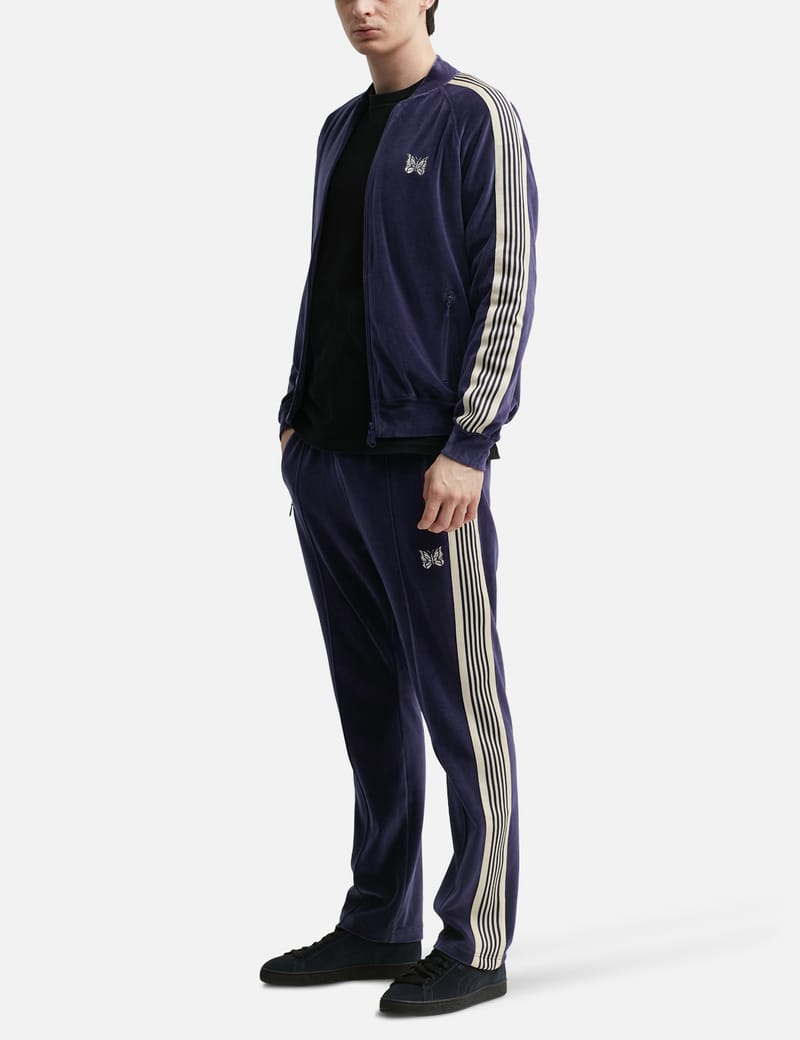 Needles Narrow Track Pant - Slim cotton-poly track pants with