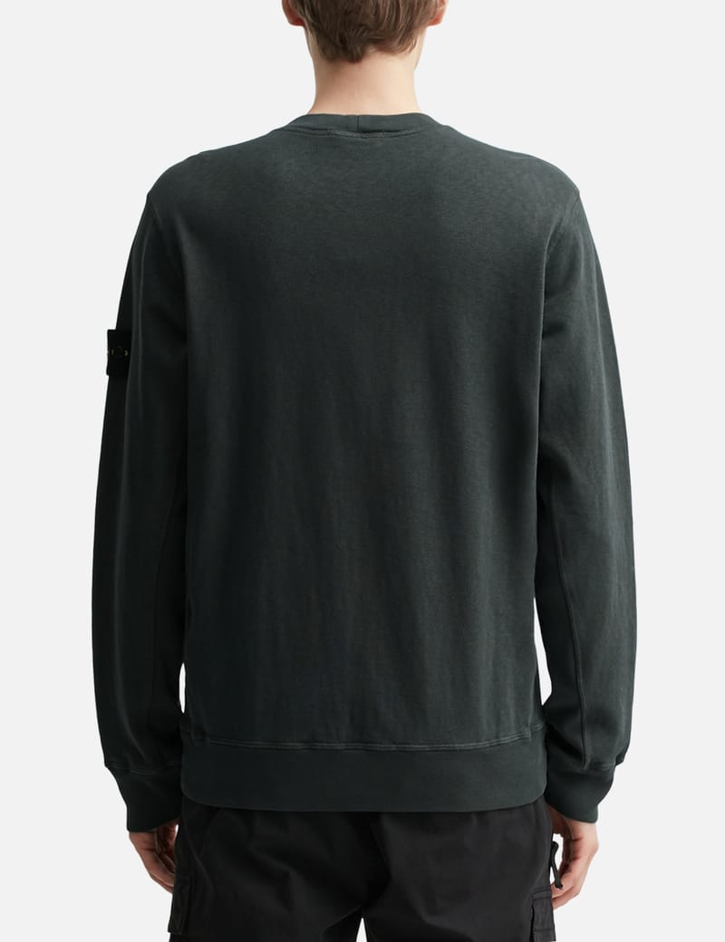 Stone Island - Garment-Dyed Sweatshirt | HBX - Globally