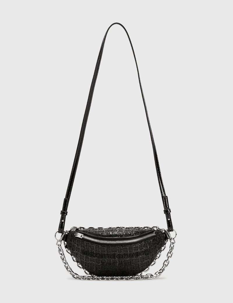 Alexander Wang Atticaツイード ハイブリッド ファニーパック アレキサンダーワン - Attica ツイード ハイブリッド ファニー パック