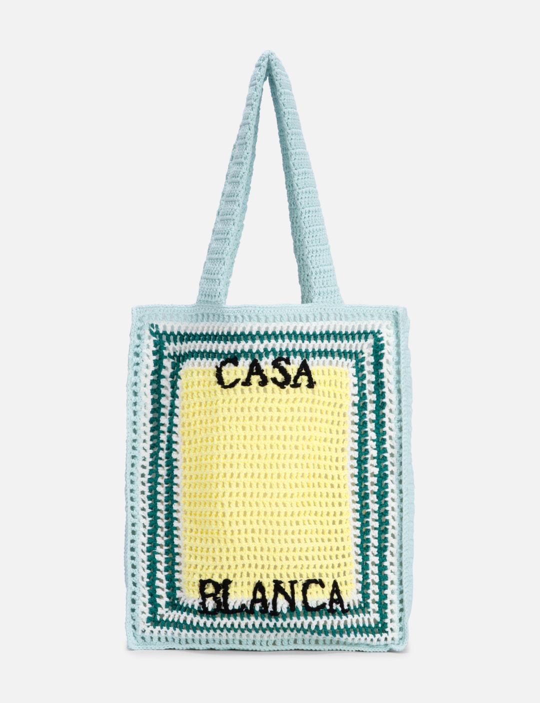 Casablanca - COTTON CROCHET BAG | HBX - Globally Curated Fashion and ...